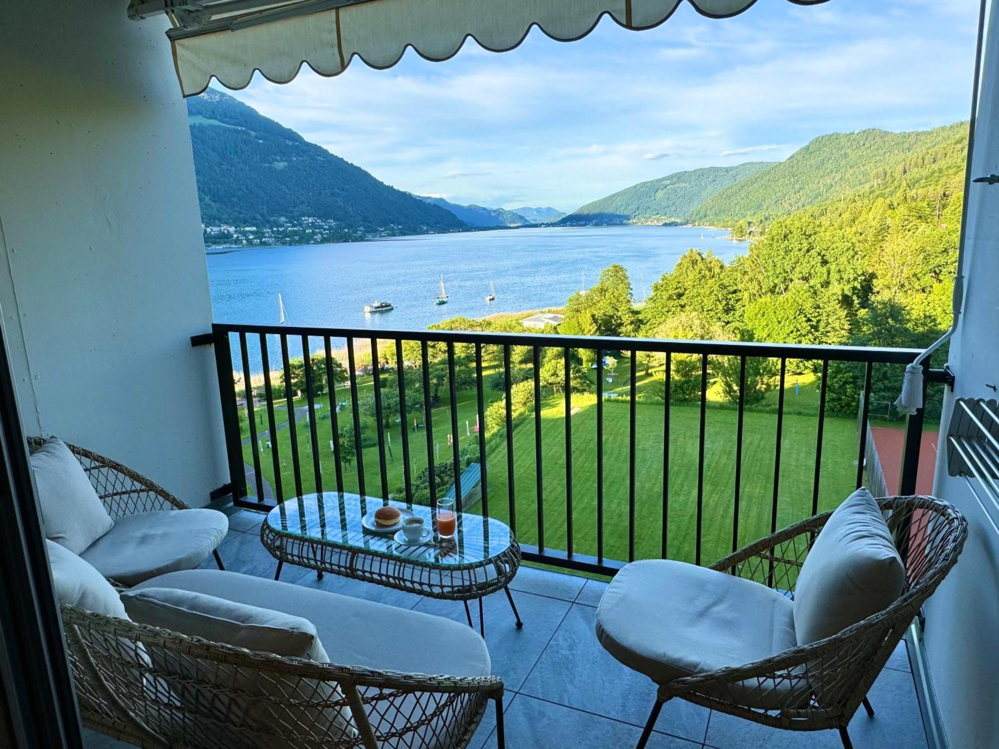Apartment Am Ossiacher See Mit Seeblick Landskron Eksteriør billede